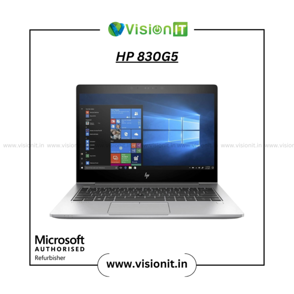 Refurbished HP EliteBook 830 G5 – Intel Core i5 8th Gen, 16GB RAM, 256GB SSD, 13.3-inch business laptop.